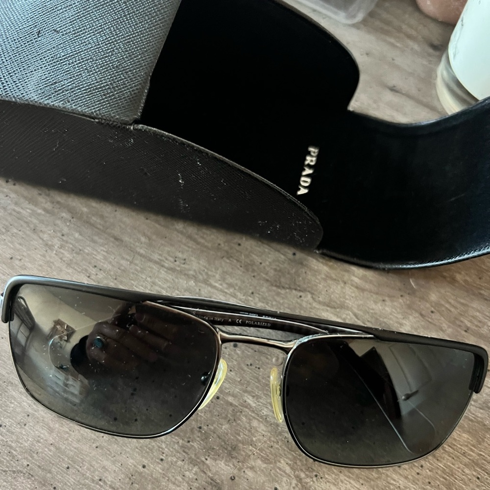 Prada Sunglasses - Authentic 50Q Aviator-Style